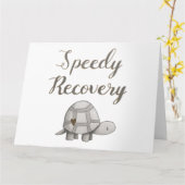 迅速な回復が成功 カード (黄色い花)