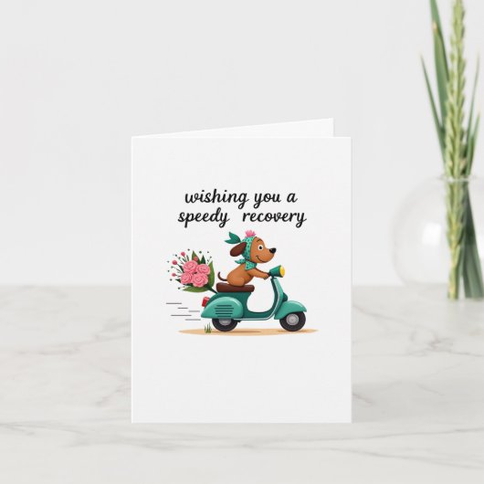 迅速な回復を望む良いカード カード (正面)