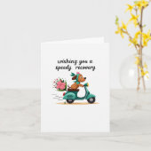 迅速な回復を望む良いカード カード (黄色い花)