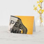 迅速な回復 カード (黄色い花)