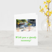 迅速な回復 カード (黄色い花)