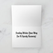 迅速な回復 カード (内部)