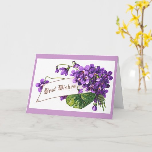 迅速な回復 カード (黄色い花)