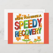 迅速な回復 ポストカード (正面/裏面)