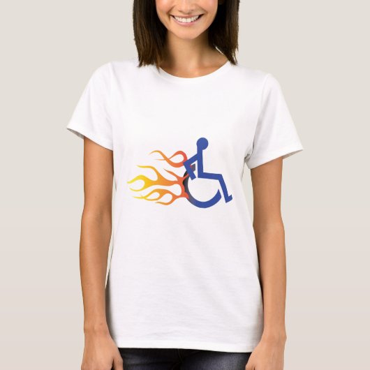 迅速な椅子の女性T Tシャツ (正面)
