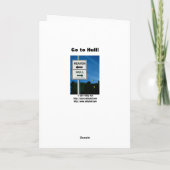 迅速素晴らしな回復グリーティングカード カード (裏面)