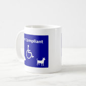 迎合的なADA コーヒーマグカップ (正面左)