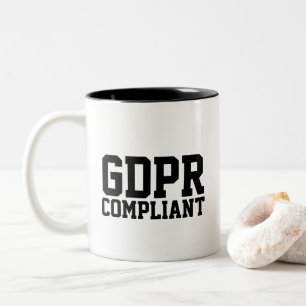 迎合的なGDPR ツートーンマグカップ