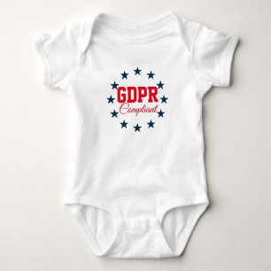 迎合的なGDPR ベビーボディスーツ