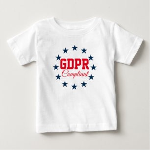 迎合的なGDPR ベビーTシャツ
