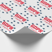 迎合的なGDPR ラッピングペーパー (角)