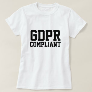 迎合的なGDPR Tシャツ