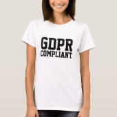 迎合的なGDPR Tシャツ (正面)