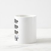 迎撃機 コーヒーマグカップ (中央)