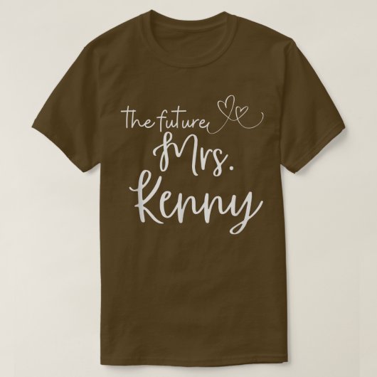 近々ケニー氏の妻（フューチャーミセス） Tシャツ (デザイン正面)