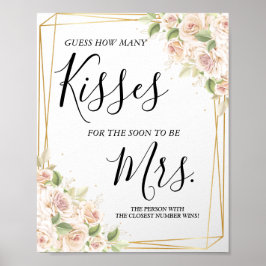 近々ミセスになるシャワーゲームにキスは何回？ ポーズ ポスター