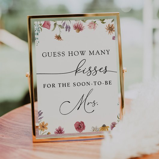 近々結婚する〇〇さんへのキスの数を当ててみて ポスター