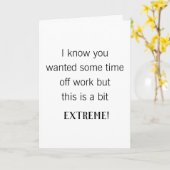 近おもしろいく同僚に元気が出る カード (黄色い花)