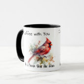 近くにいると分かっているからコーヒーを飲モダンめ マグカップ (正面左)