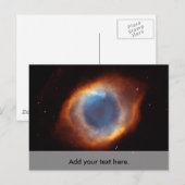 近くのらせん星雲の虹色の栄光 ポストカード (正面/裏面)