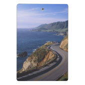 近くのカリフォルニア海岸沿いのハイウェイ1 ミニクリップボード (裏面)