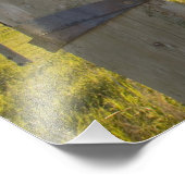 近くのフェンセ転がロに有刺鉄線を上げる フォトプリント            (角)