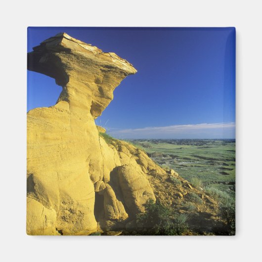 近くの地獄クリーク地区の砂岩の記念碑 マグネット (正面)