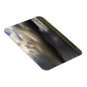 近くの斜面に吹き荒れる山 マグネット (右側)