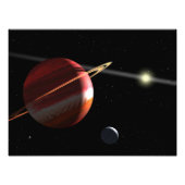 近くの星の周りを回る木星質量の惑星 フォトプリント            (正面)