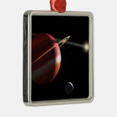 近くの星の周りを回る木星質量の惑星 メタルオーナメント (右)