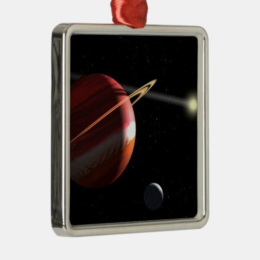 近くの星の周りを回る木星質量の惑星 メタルオーナメント (右)
