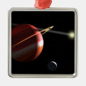 近くの星の周りを回る木星質量の惑星 メタルオーナメント (正面)