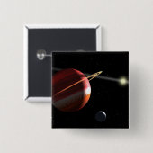 近くの星の周りを回る木星質量の惑星 缶バッジ (正面&裏面)