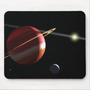 近くの星の回りを回るジュピター固まりの惑星 マウスパッド