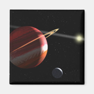 近くの星の回りを回るジュピター固まりの惑星 マグネット