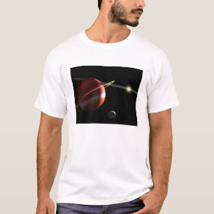 近くの星の回りを回るジュピター固まりの惑星 Tシャツ