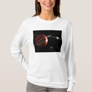 近くの星の回りを回るジュピター固まりの惑星 Tシャツ