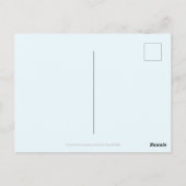 近くの森林地帯の動物へようこそ ポストカード (裏面)