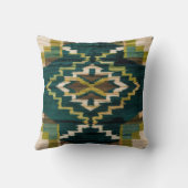 近くの緑のキリム枕を見つける：地元のエレガンス クッション (裏面)
