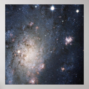 近くの銀河系NGC 2403で明るい超新星 ポスター