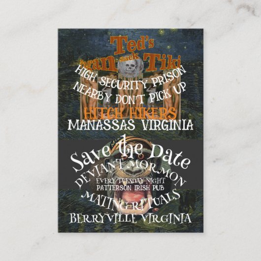 近くの高セキュリティ刑務所はヒッチを拾わない エンクロージャーカード (正面)