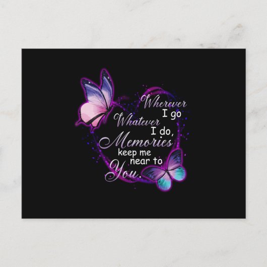 近く保での思い出 案内ポストカード (正面)