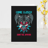 近づいて、怖がらないで カード (黄色い花)