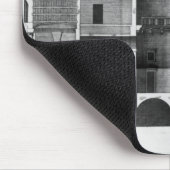 近の別荘Rotondaの横断面 マウスパッド (コーナー)