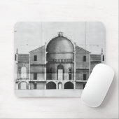 近の別荘Rotondaの横断面 マウスパッド (マウス)