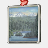 近の3つの姉妹山はスコットから、または曲がります メタルオーナメント (左)