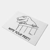 近フレンドリー近恐竜 ドアマット (アングル)