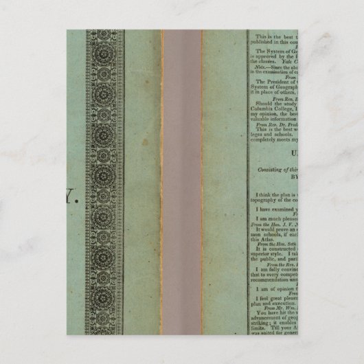 近代の地図帳 ポストカード (正面)