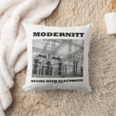 近代性は電線から始まる クッション (ブランケット)