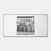 近代性は電線から始まる デスクマット (正面)